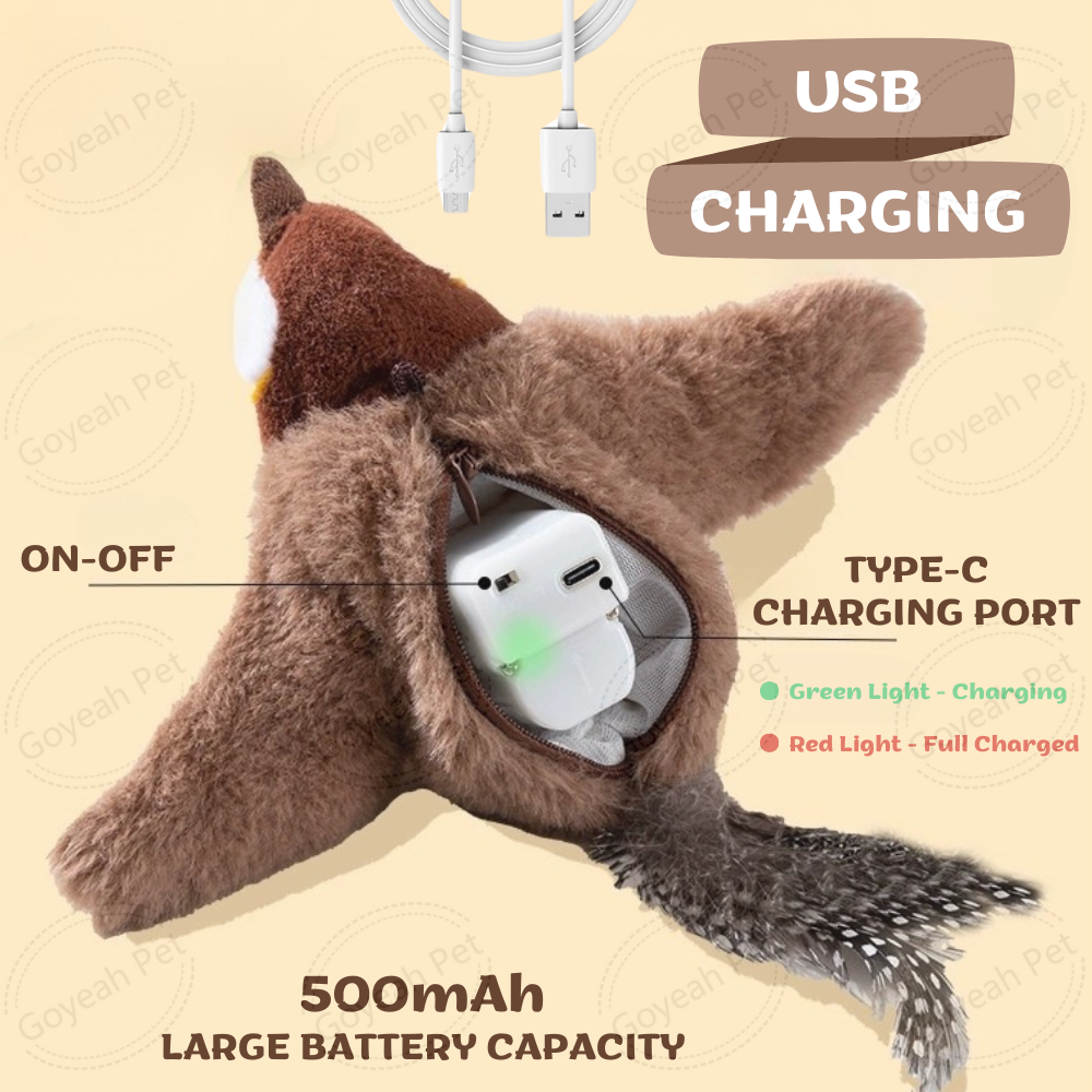 vogel jager voor katten