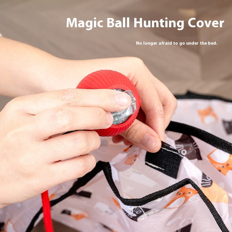 kattenspeelkussen met zelf-hi rollende bal!