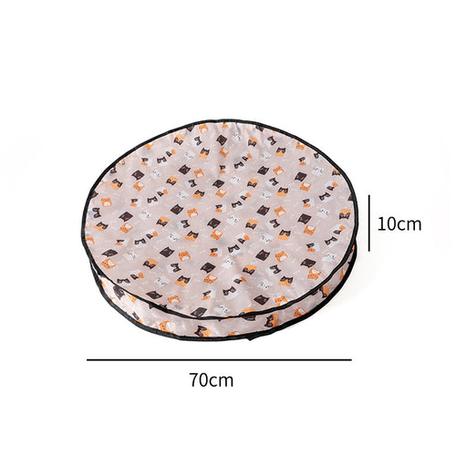 kattenspeelkussen met zelf-hi rollende bal!